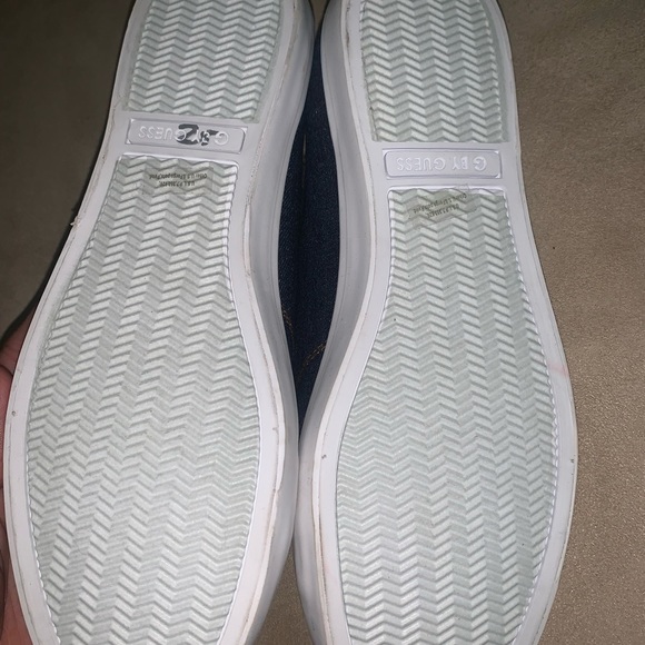 By GUESS Denim & brown shoes size 10 - Picture 4 of 7